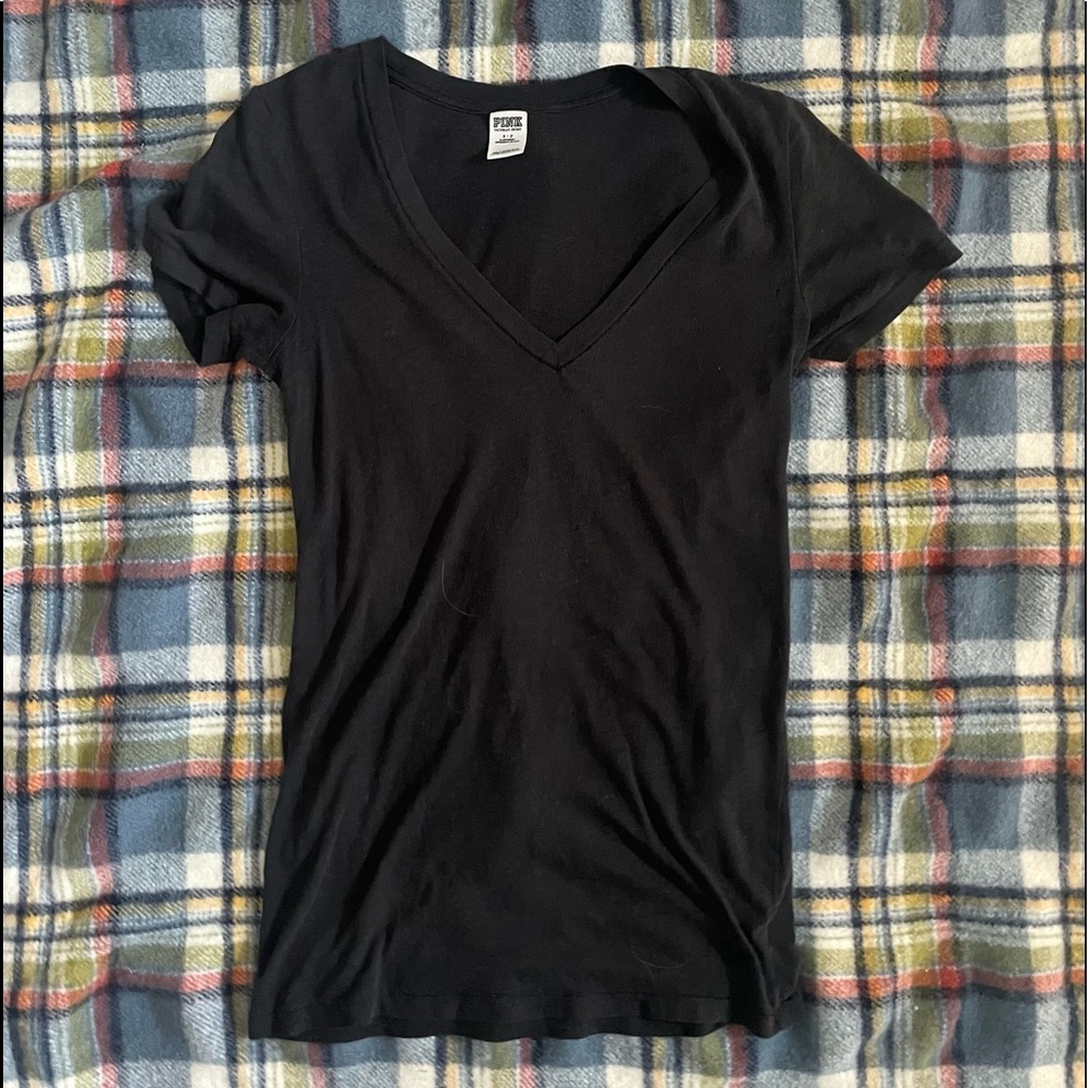 3/$15 PINK V-Neck Tee